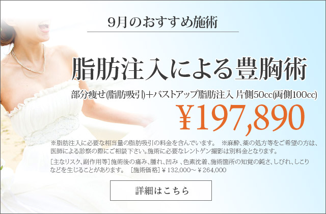 脂肪注入による豊胸術